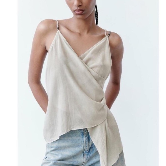 ZARA Beaded Backless Top - Picture 4 of 4